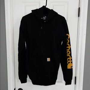 Carhartt Men's Black Hoodie Sweatshirt